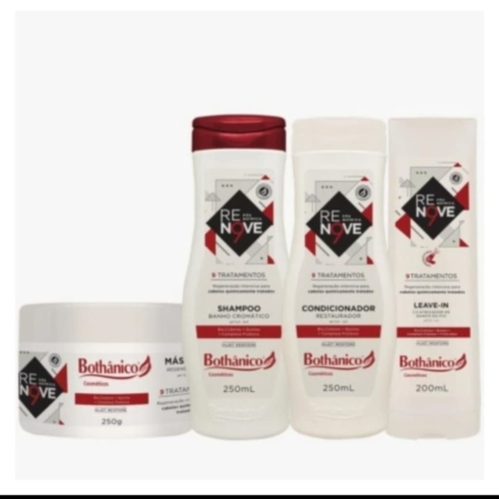 Kit Renove Pós Química 4 Itens Bothãnico
