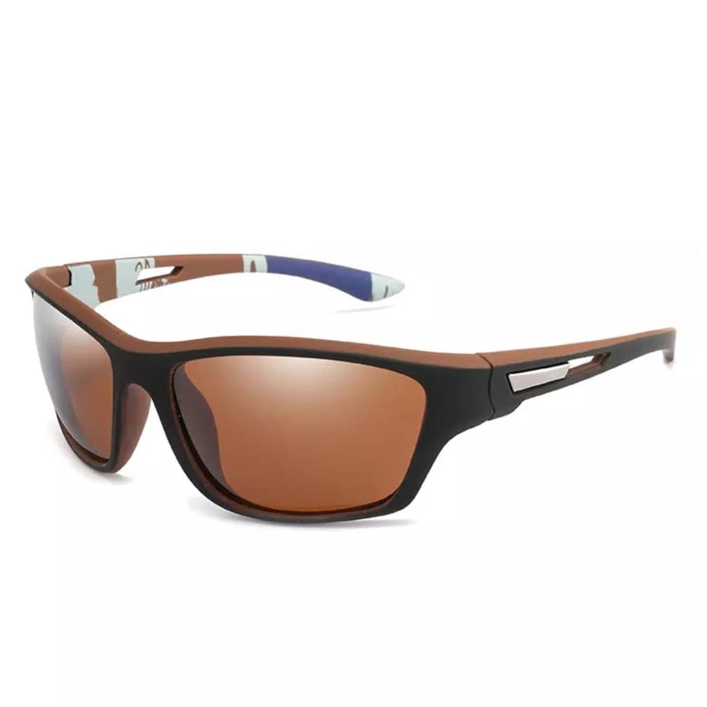 Oculos De Sol Lente Marrom Polarizado Protecao Uv K0165