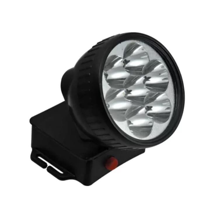 Lanterna De Cabeça 7 Leds Farol Camping Trilha Leitura Pesca Promoção