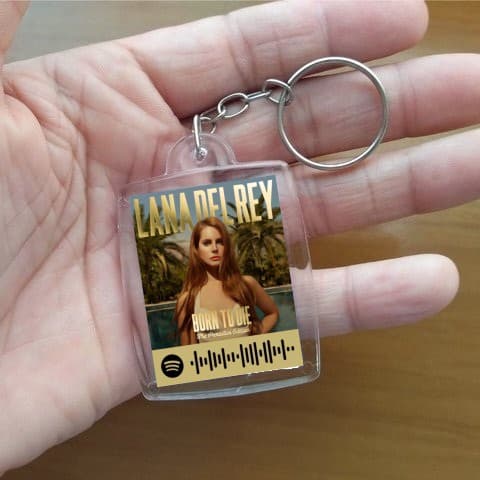 BORN TO DIE PARADISE - LANA DEL REY - CHAVEIRO SPOTIFY ACRÍLICO PERSONALIZADO 3X4