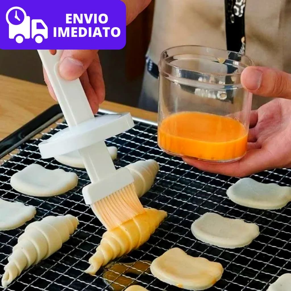 Pincel Culinário Cozinha Untador Óleo Com Reservatório Para Cozinha Assados Churrasco