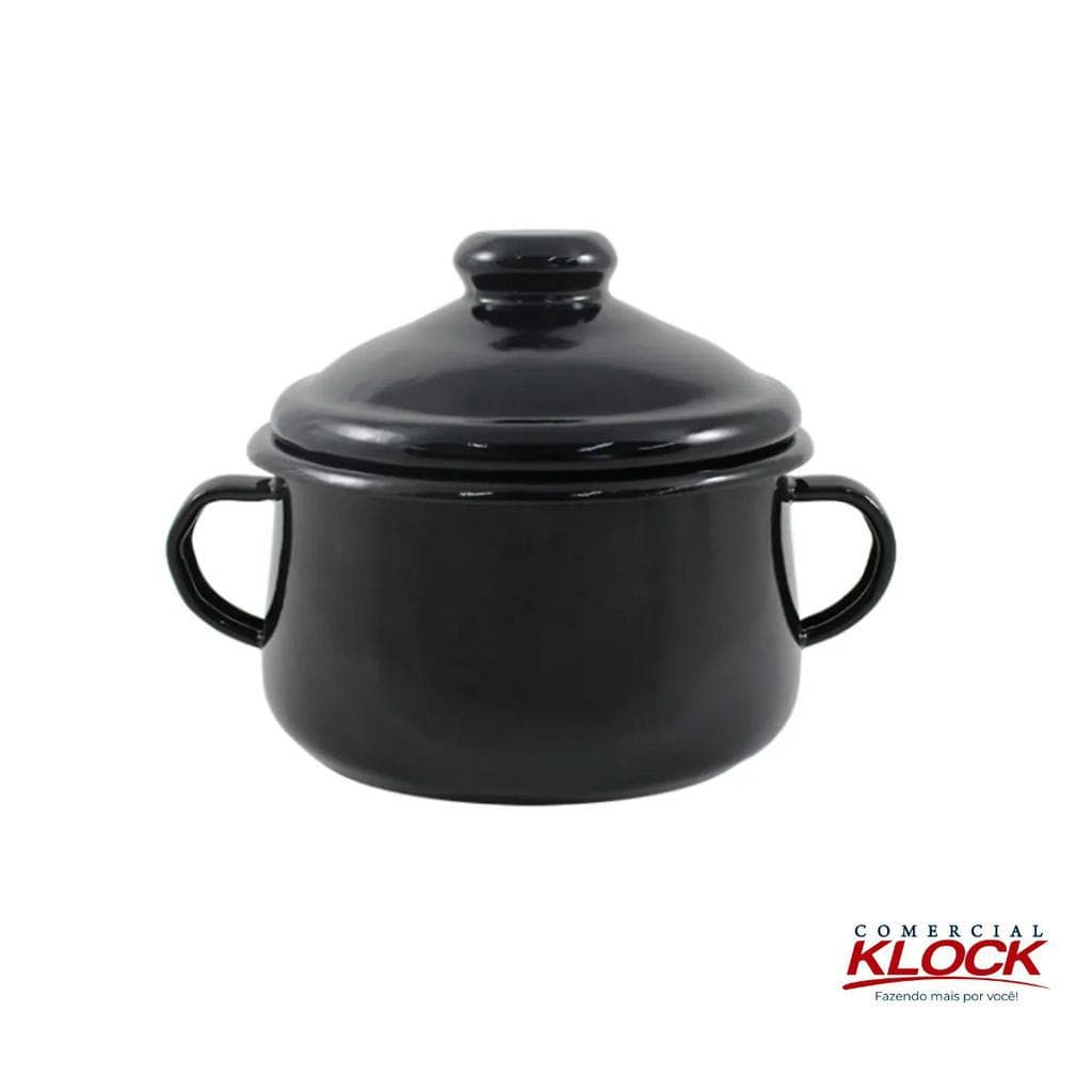 Açucareiro Esmaltado n° 8 - 380ml - Ewel | Preto