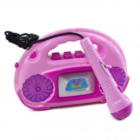 Microfone Infantil com Caixinha de SOM Singer Funny Brinquedo infantil