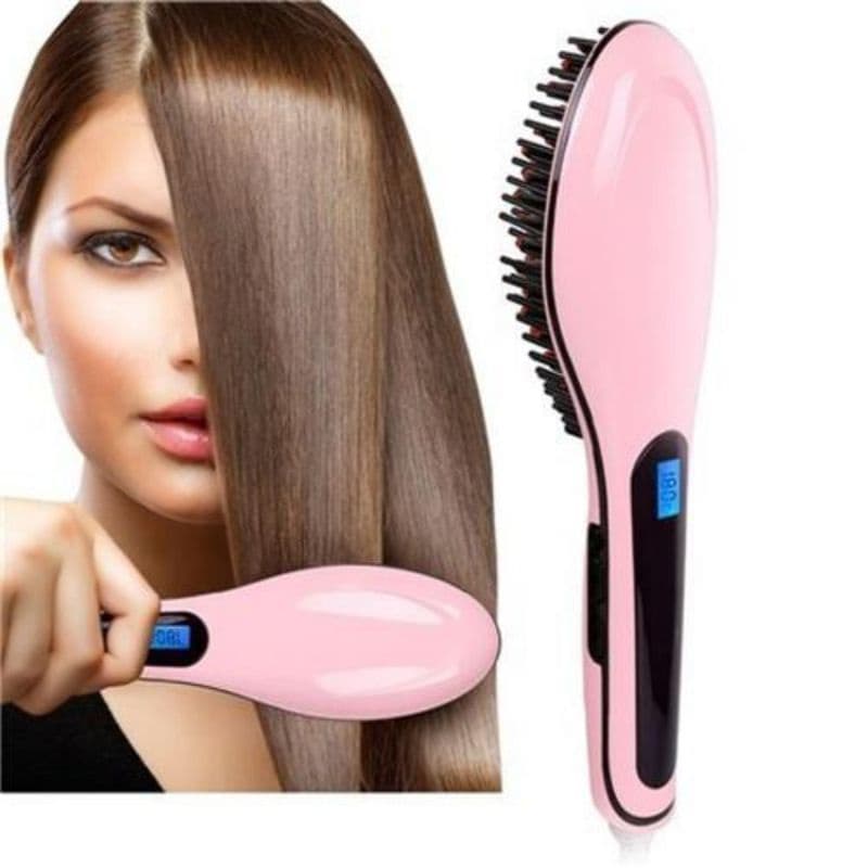 Promoção Escova Alisadora Beautiful Star BIVOLT Envio imediato