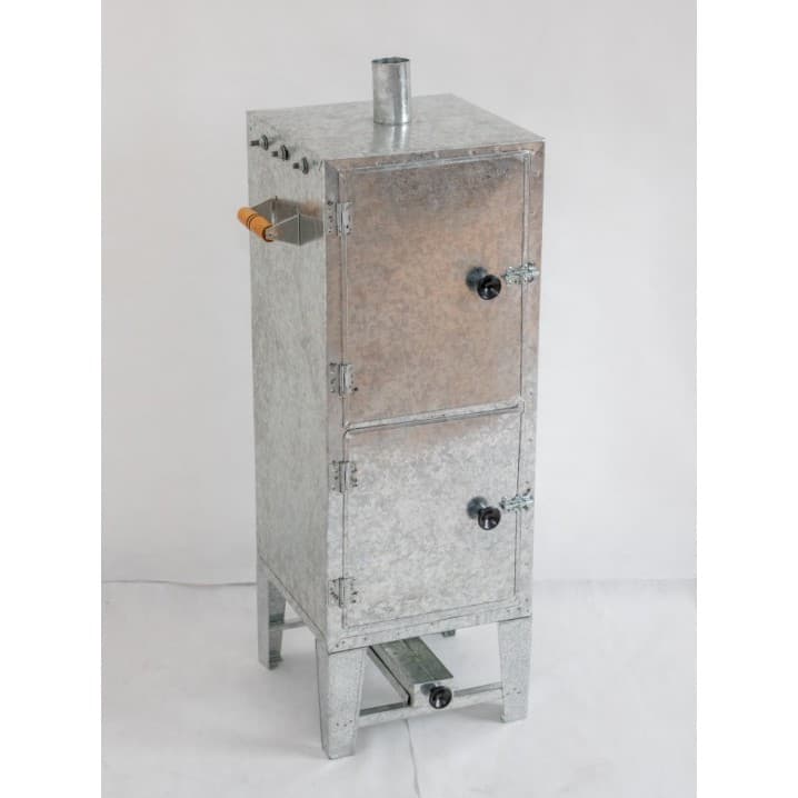 Defumador Caseiro Domestico Galvanizado Eliza 30x30x80 Promoção