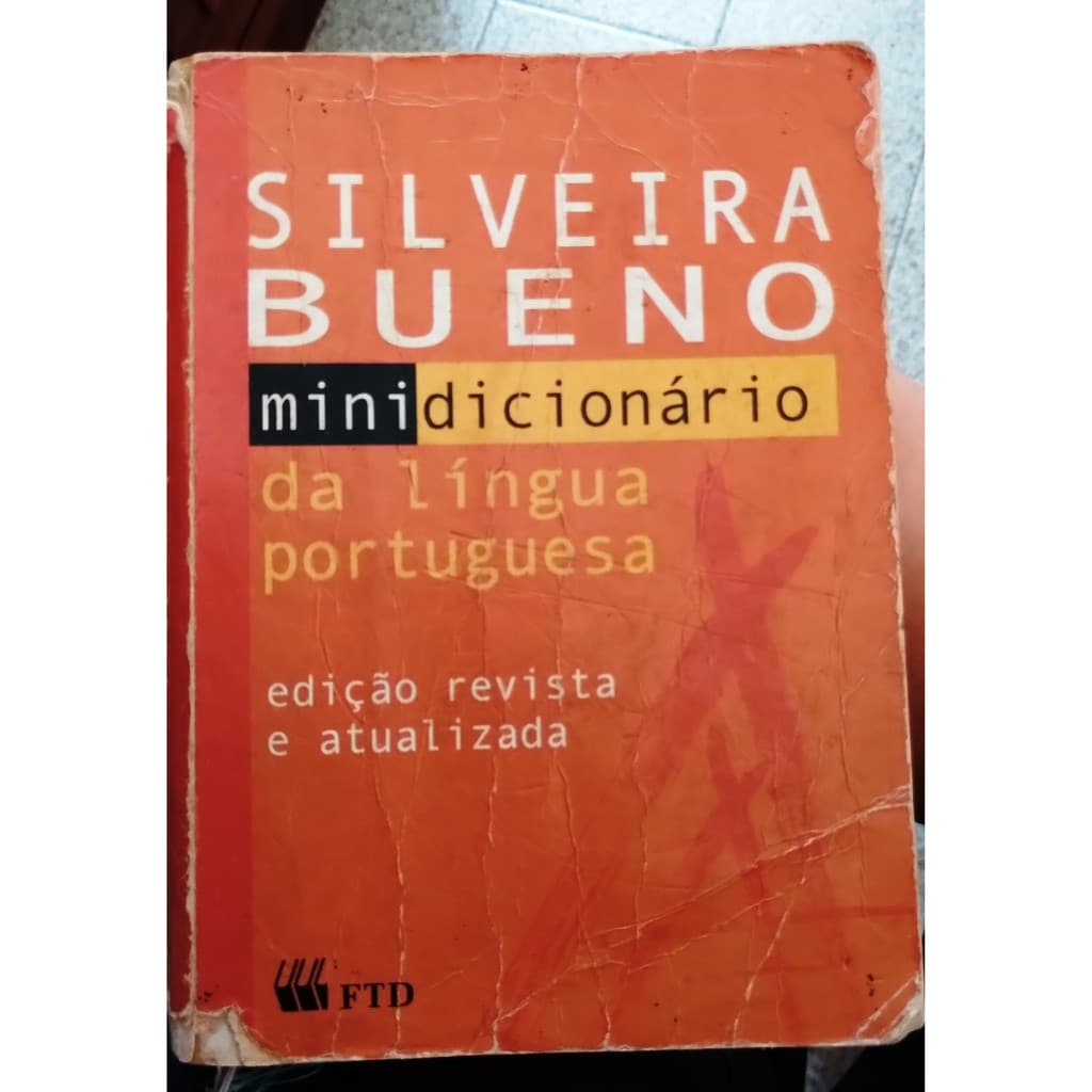 MiniDicionário de língua portuguesa Silveira Bueno - 830págs.