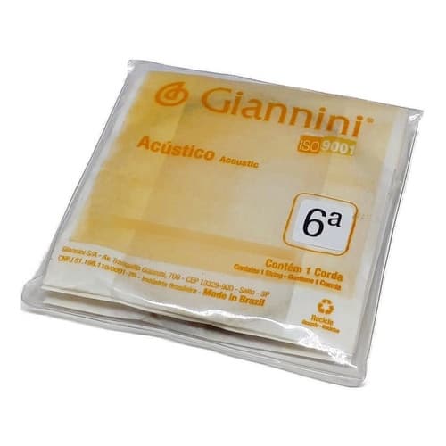 Corda 6ª Violão Aço Acústico Giannini Avulsa