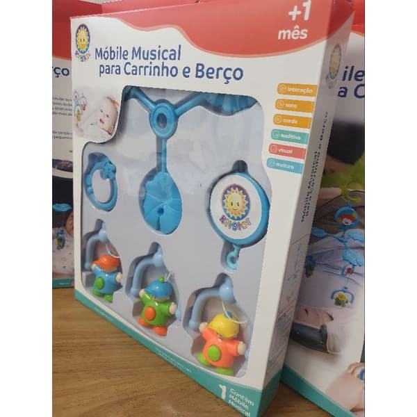 Mobile Musical Para Carrinho e Berço Para bebês