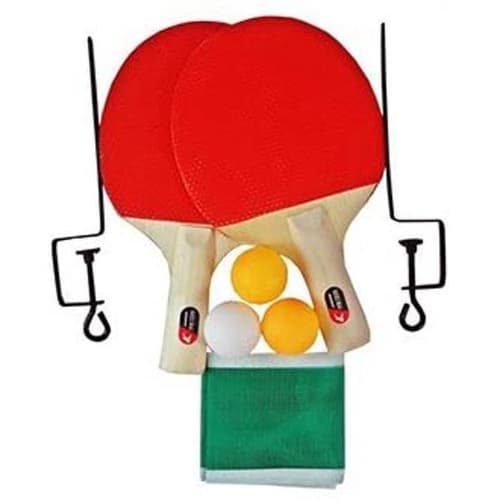 Kit Ping Pong De Mesa 2 Raquete Com 3 Bolinhas E Uma Rede