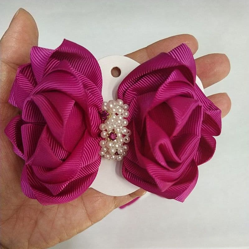Laço para cabelo infantil luxo