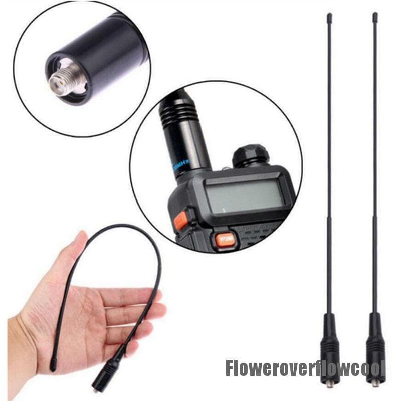 Fofc NA-771 SMA-Fêmea Antena De Banda Dupla 10W Para Baofeng UV5R UV-82 SAUS