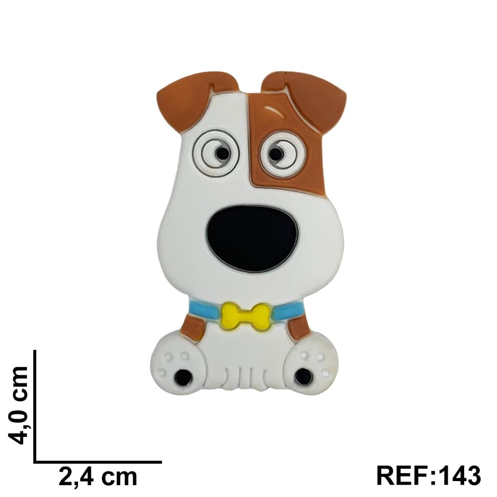 Aplique Emborrachado Kit 10 Unidades PETS para sapatos e artesanatos