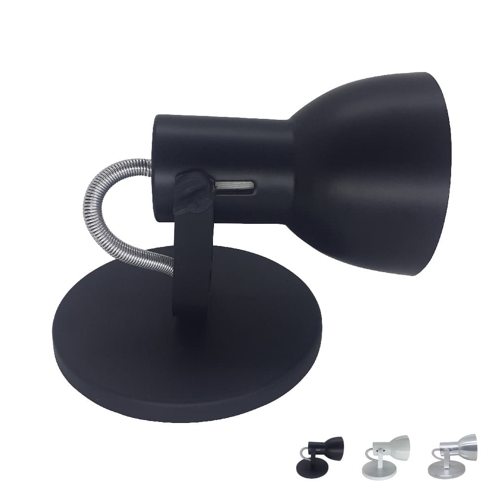 Spot De Sobrepor Espelho Banheiro Corredor Teto Loja Quarto Bulbo LED E27 Aluminio Base Direcionavel