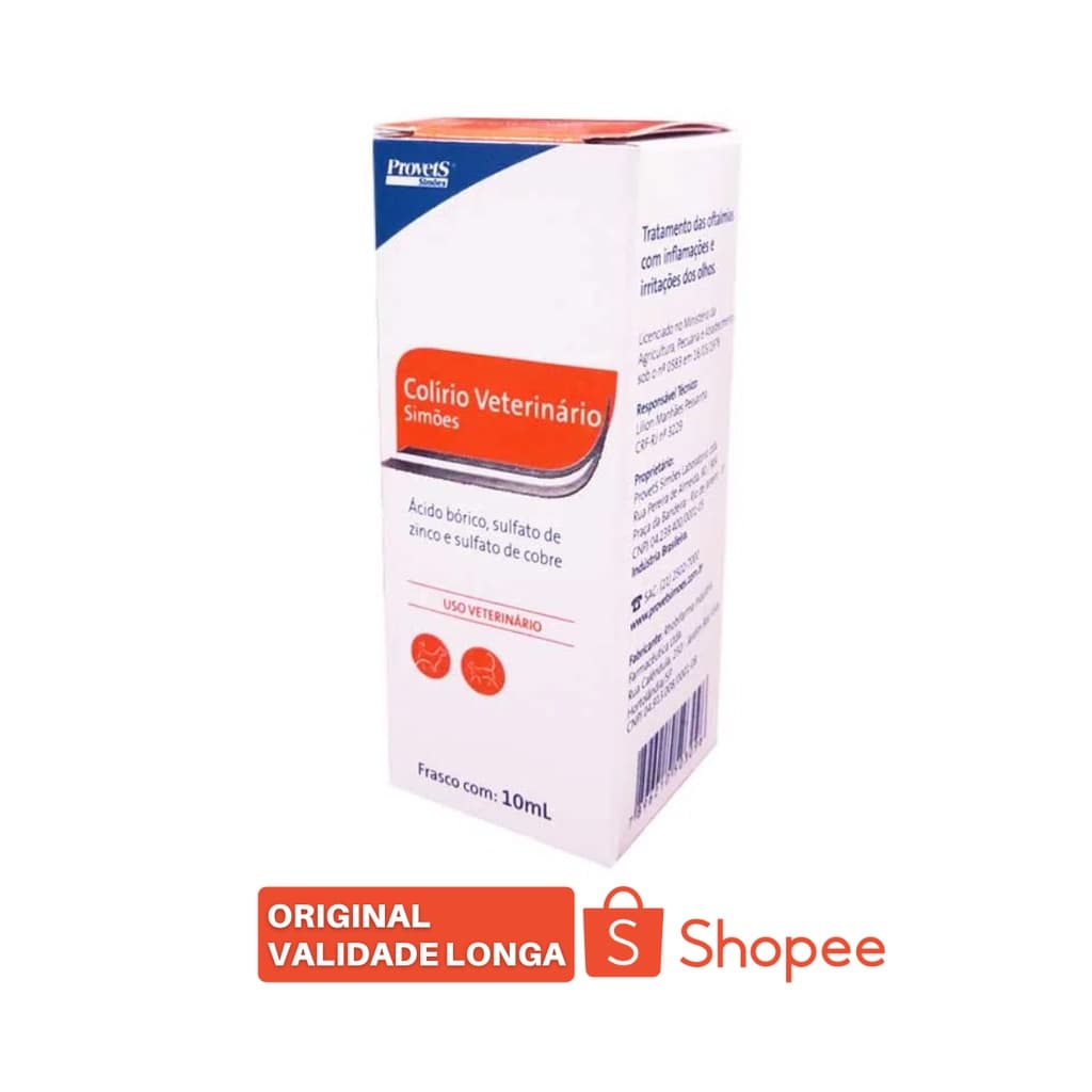 Colirio Veterinario Provet Simoes - 10ml