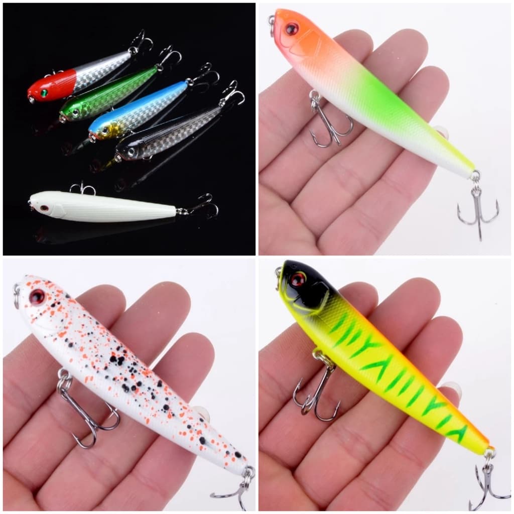 Isca Artificial De Superfície Tucunaré, Traíra, Robalo Dourado, Xareu, Vermelho