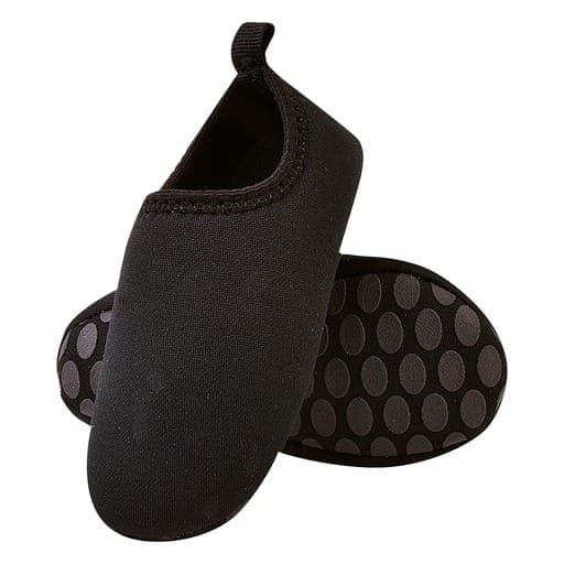 Sapatilha Infantil Meia Antiderrapante Calce Facil Pantufa Chinelo Preto.