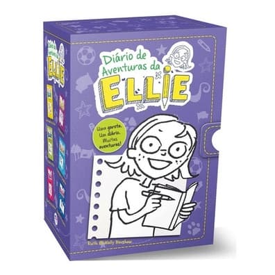Box De Livro Diário De Aventuras Da Ellie Com 6 Livros