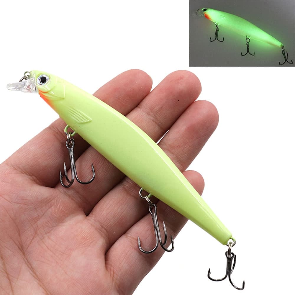 Isca Artificial Minnow Quantidade 11cm/8cm Iscas De Pesca