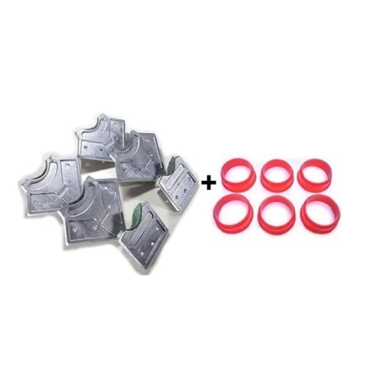 01 Jogo Caçapas Plásticas 54mm + 01 Jogo De Caçapas Aluminio