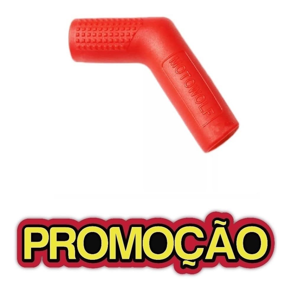 Protetor Tênis Calçados Pedal Marcha Moto Universal Vermelho REF:06Z8 RSI