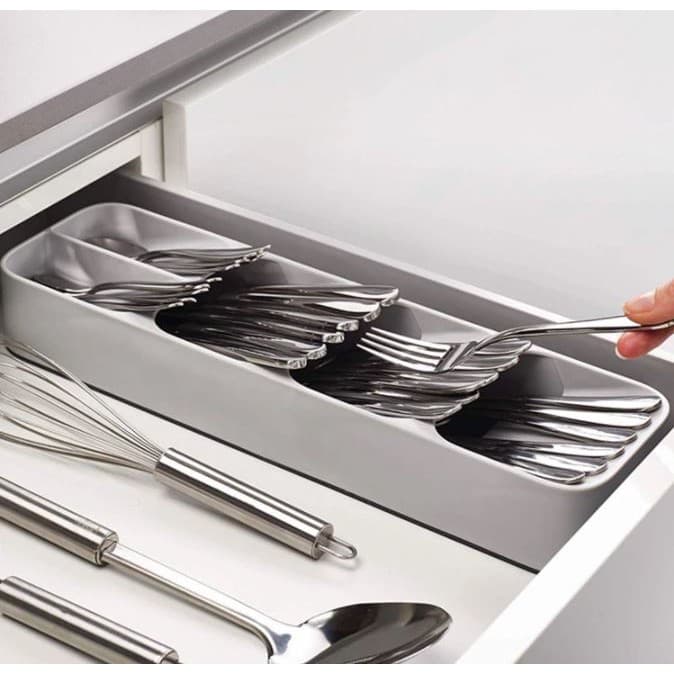 Porta Talheres Organizador Compacto Divisória Para Gaveta