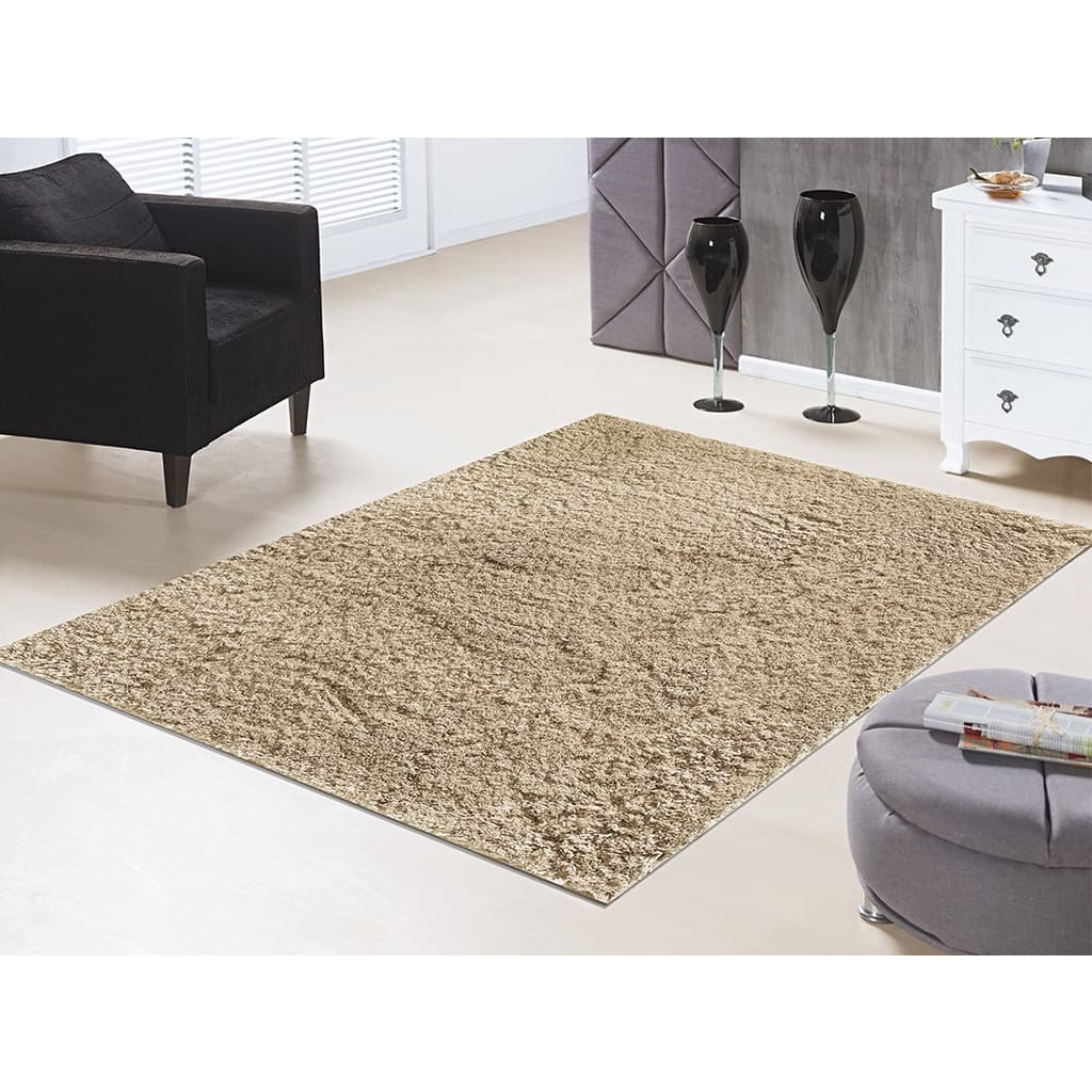 Tapete Silky 1,00 X 1,50 Pelo Macio Sala Quarto Escritório Comercio 100% Antiderrapante