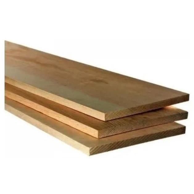 Tabua em Madeira Pinus Seca 60x20cm Madeira Obra Construção