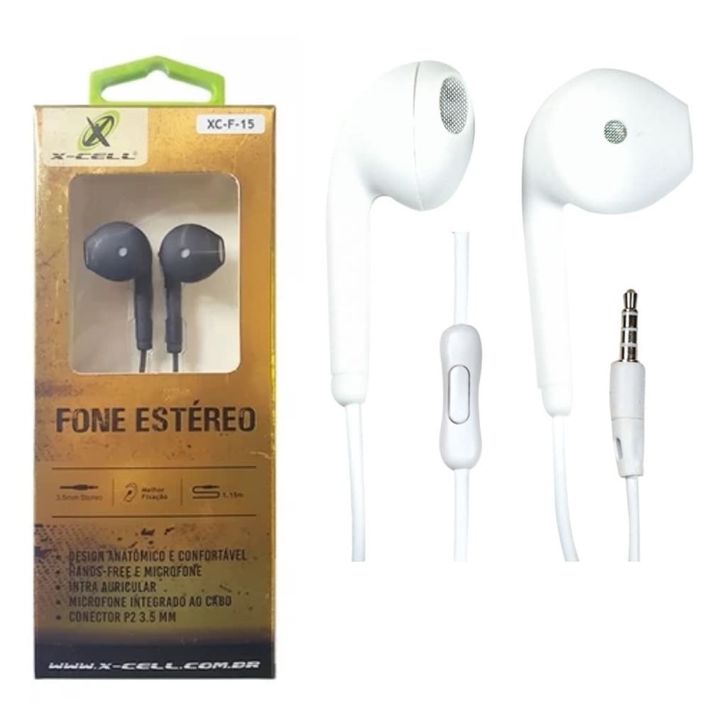 Fone de Ouvido P2 Esterio para Celular
