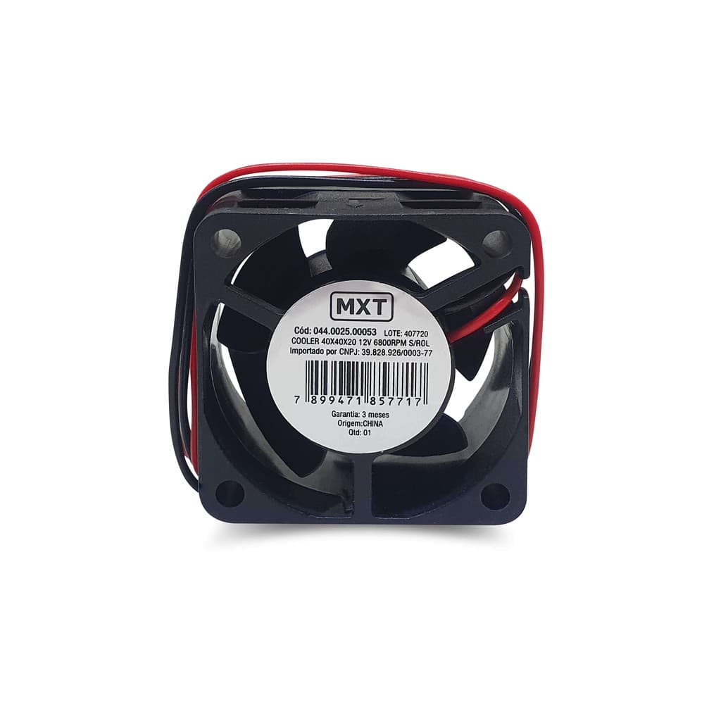 Mini Cooler 40x40x20 12 V 6800RPM