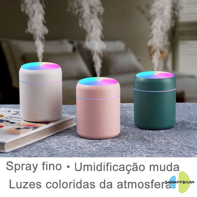 Umidificador de ar 220ml, difusor de óleo essencial de aromaterapia ultrassônica Mini USB
