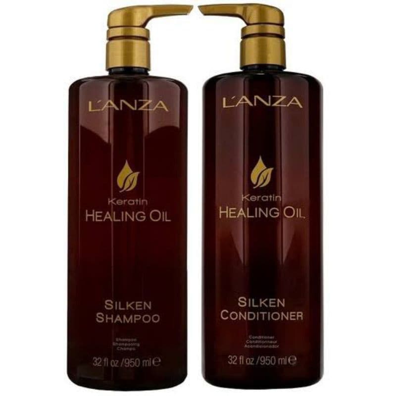 Lanza Kit Keratin Healing Oil Shampoo  950ml e Condicionador de 950ml