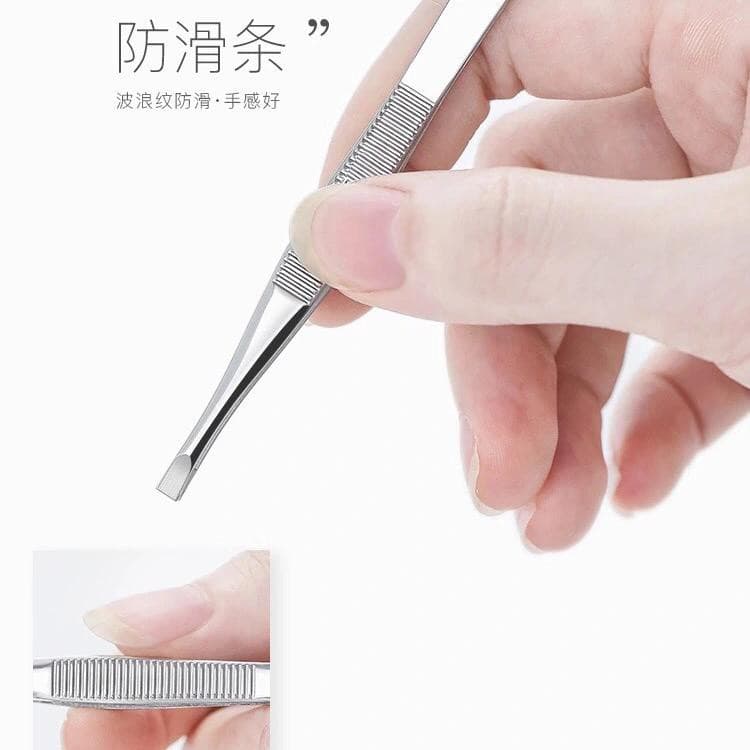 Pinça Profissional Em Aço Inoxidável Para Sobrancelha / Remoção De Pelos / Sobrancelha 1 Peça