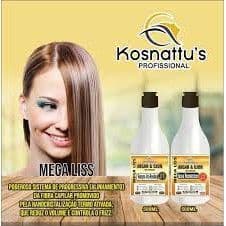 Kit Escova Reconstrutora Argan & Ojon C/2pçs 500g cada Kosnattus