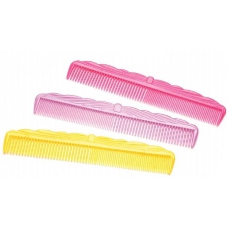 Pente Tradicional Safira Milla 18 cm Cores - 12 Unids