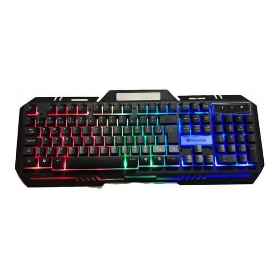 Teclado Gamer semi-mecânico Bansontech bs 1202 com fio, teclado gamer iluminado