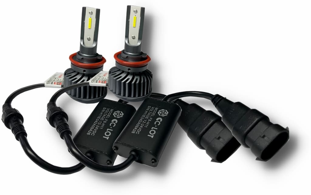 Lampada Led Cc-lot Ultra Led H11 5000 Lumens 6000k Par Lampada H11 Ultra Led R8 CC-LOT
