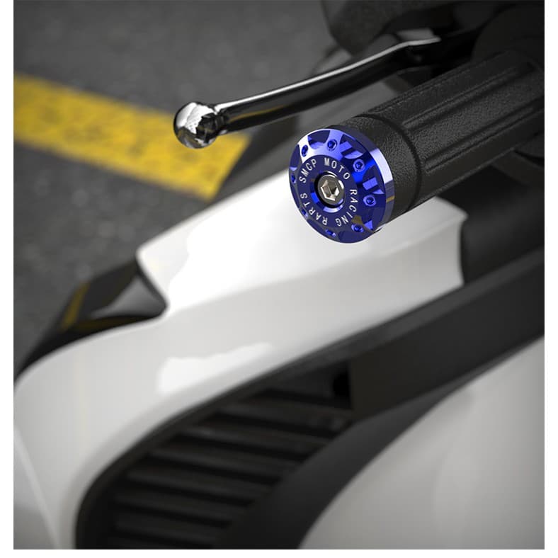 Extremidades Do Guidão CNC Para Motocicleta , Punho De 16mm-18mm De Diâmetro , 6 Cores , Legais