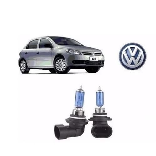 Par (2) Lampada Hb4 Farol Milha Neblina Super Branca Gol G5