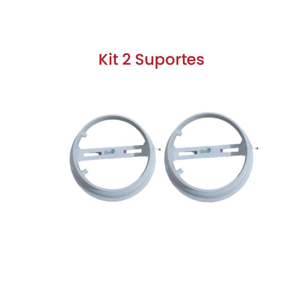 Kit 2 Plafonier Para Luminária Boca 10 Suporte de Luminária Globo Bola/ Pêra/ Escada