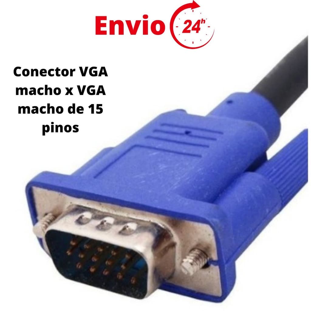 Cabo VGA Monitor Vídeo Blindado 10 Metros 15 Pinos-Pronta Entrega