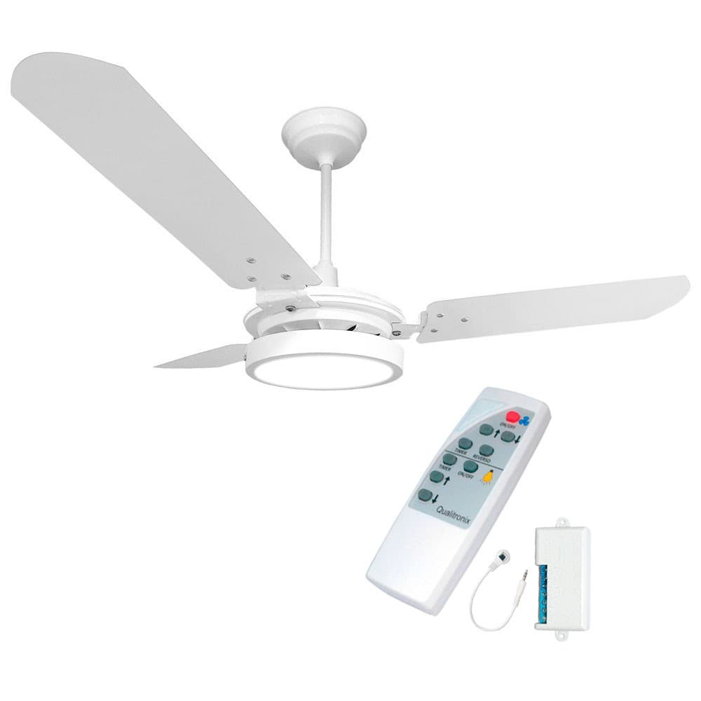Kit Ventilador De Teto Valen C/ Led Ventex + Controle Remoto