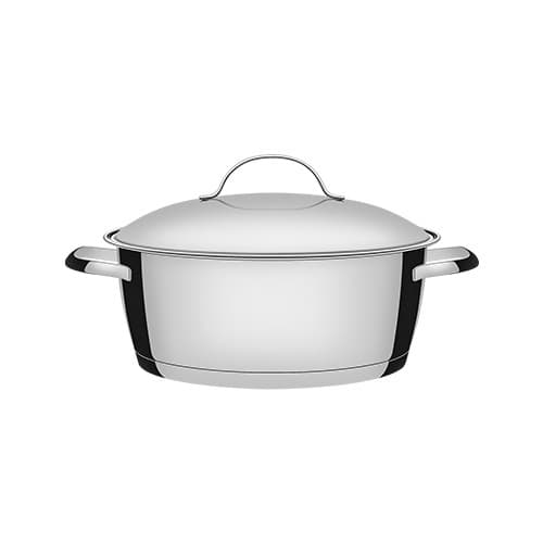 Caçarola Rasa Inox 24cm 4,2L Allegra Tramontina 62653/240