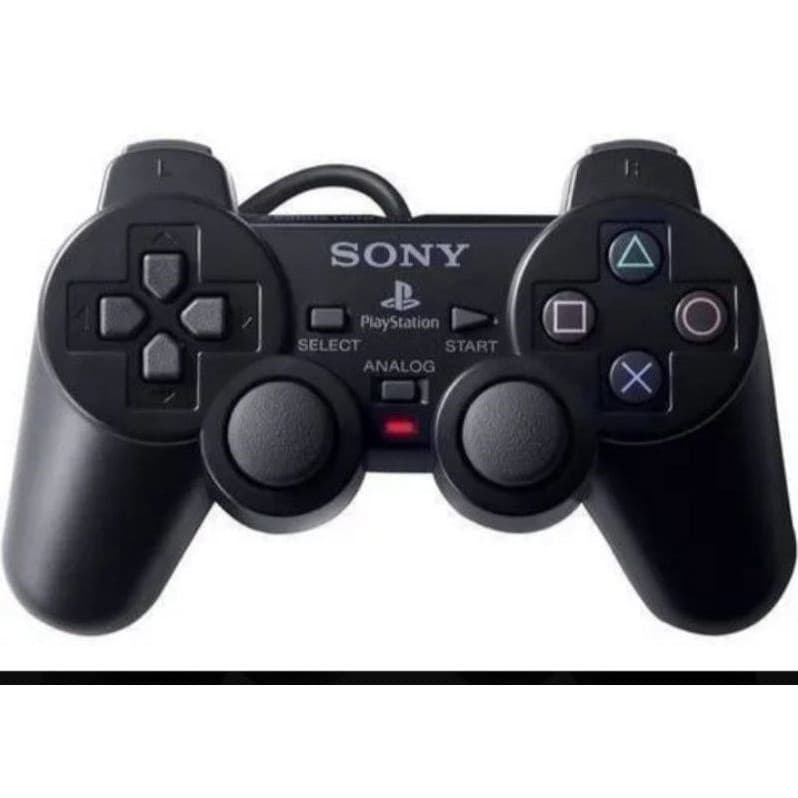 Dualshock 2 Original Serie H Preto PS2