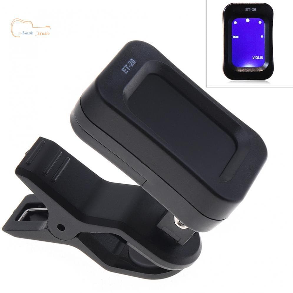 Afinador Digital Lcd Para Guitarra Cromo / Baixo / Ukulele