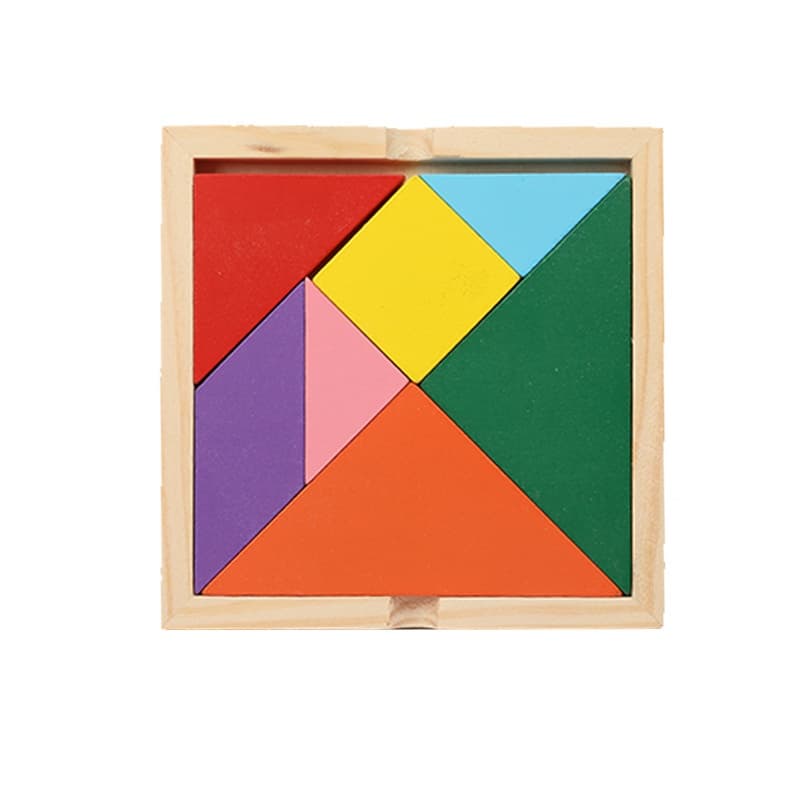 Tangram, Quebra cabeça geométrico, forme figuras, brinquedo pedagógico, brinquedo de madeira, brinquedo, jogo