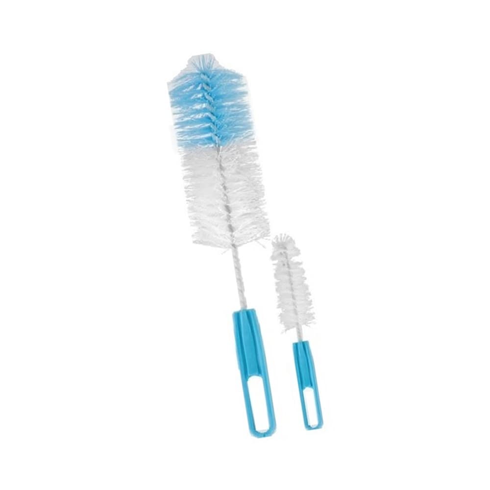 Kits Escovas de Mamadeiras Cedas Bebês Limpeza Higiene Azul