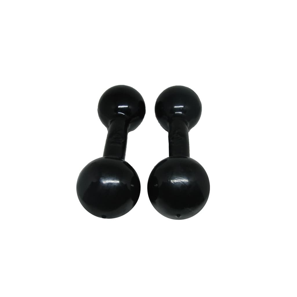 Par de Halter Peso Bola Emborrachado de 6Kgs Musculação