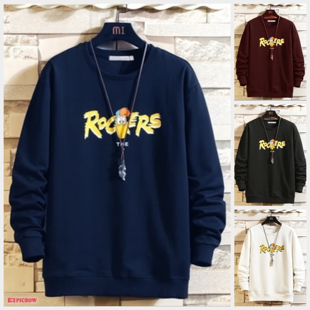 ️ StarFashion Sweater Rockers l Jaqueta Masculina Moda Tops Colete Universal