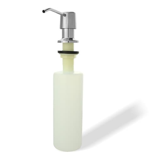 Dosador De Detergente Pia De Cozinha 500ml Em Inox Cromado