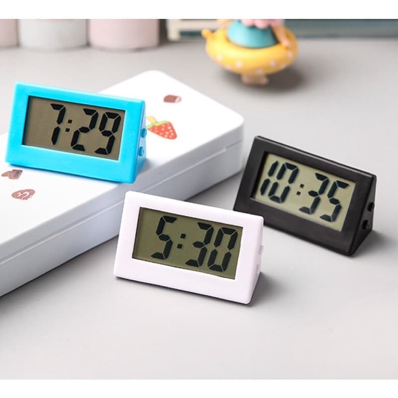 Mini Relógio De Mesa Eletrônico Silencioso Portátil 6162